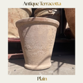 Modern Antique Terracotta Pot — Tapered