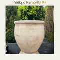 Modern Antique Terracotta Pots — Egg-shaped