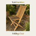 Teak Furniture — Folding Chair